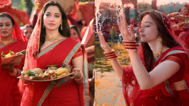Photo of THE VVAAN: छठ की आस्था मे लीन हुईं तमन्ना भाटिया, शूटिंग से पहले समझा व्रत का महत्व
