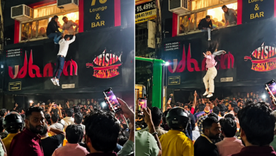 Photo of Delhi के रेस्टोरेंट में लगी आग, जान बचाने के लिए पहली मंजिल से कूदे लोग