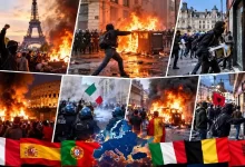 Photo of Europe में महंगाई और महंगे घरों से बढ़ा गुस्सा, फ्रांस से इटली तक सड़कों पर उतरे लोग…