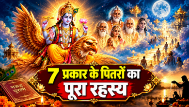 Photo of कौन हैं गरुड़ पुराण के सात पितृ देवता? जानिए उत्पत्ति, प्रकार और प्रसन्न करने के उपाय