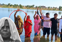 Photo of जल सत्याग्रह के दौरान महिला की मौत का दावा, पति और प्रशासन ने बताई अलग बात