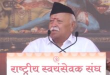 Photo of RSS प्रमुख भागवत ने विजयादशमी पर शस्त्र पूजा की, बोले- भारत विविधताओं का देश