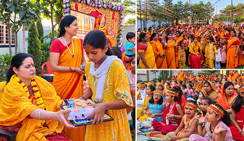 Sapna Goyal Kanya Pujan Navratri 2026