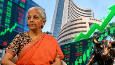 Photo of Stock Market: वित्त मंत्री के बयान से झूमा शेयर बाजार! सेंसेक्स ने लगाई 1100 अंकों की छलांग