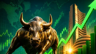 Photo of Stock Market: शेयर बाजार ने फिर पकड़ी रफ्तार, सेंसेक्स 600 अंक उछला